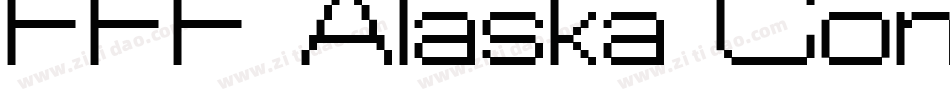 FFF Alaska Condensed字体转换